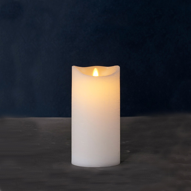 battery operated moving flame led candle with dancing wick