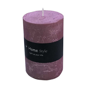 home decoration long burning time pillar scented candles