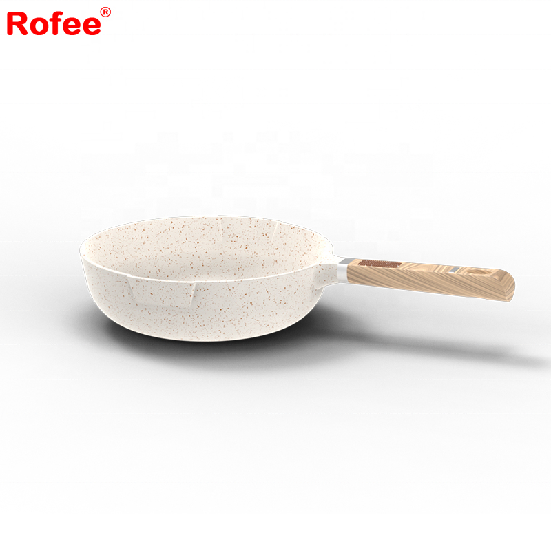 High Quality wholesale nonstick cookware ceramic pan sets with soft touch handle die cast kitchenware set