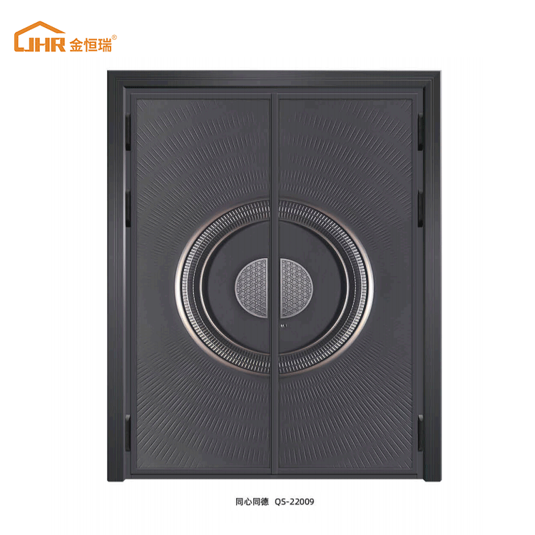 Modern Commercial Aluminum Exterior Entry 2 Doors Exterior Turkey Bullet Proof Front Doors