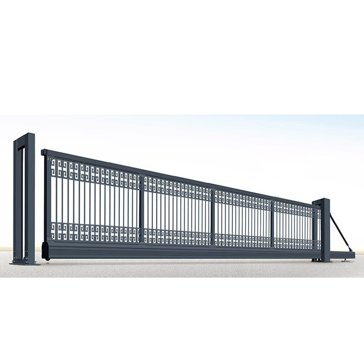 JHR Outside Widely Used Farm Entry Driveway Grill Gates Sliding Pipe Gate Designs 1.5m Sliding Gate