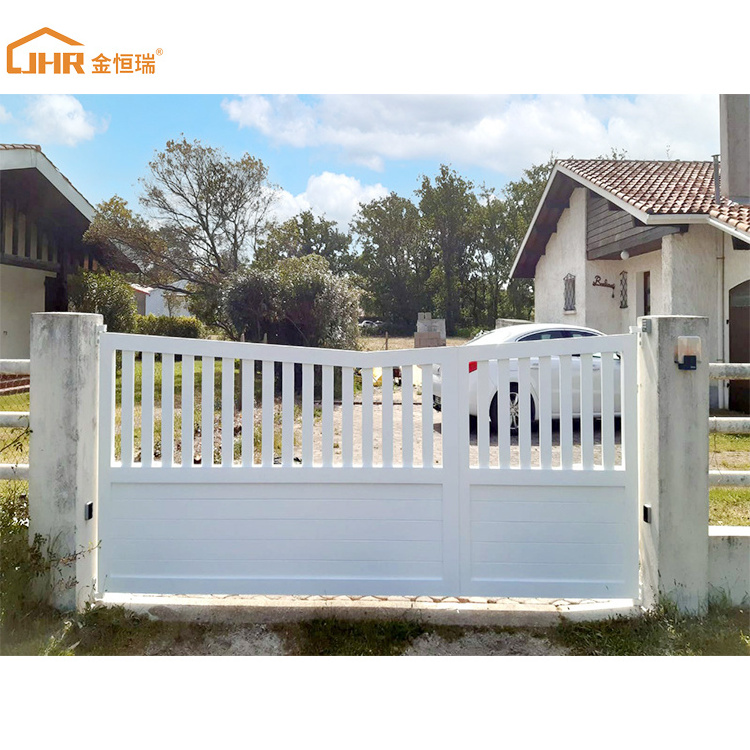 New Developed Cancello Automatico Slat Siding Aluminum Gate Design  With Factory Price