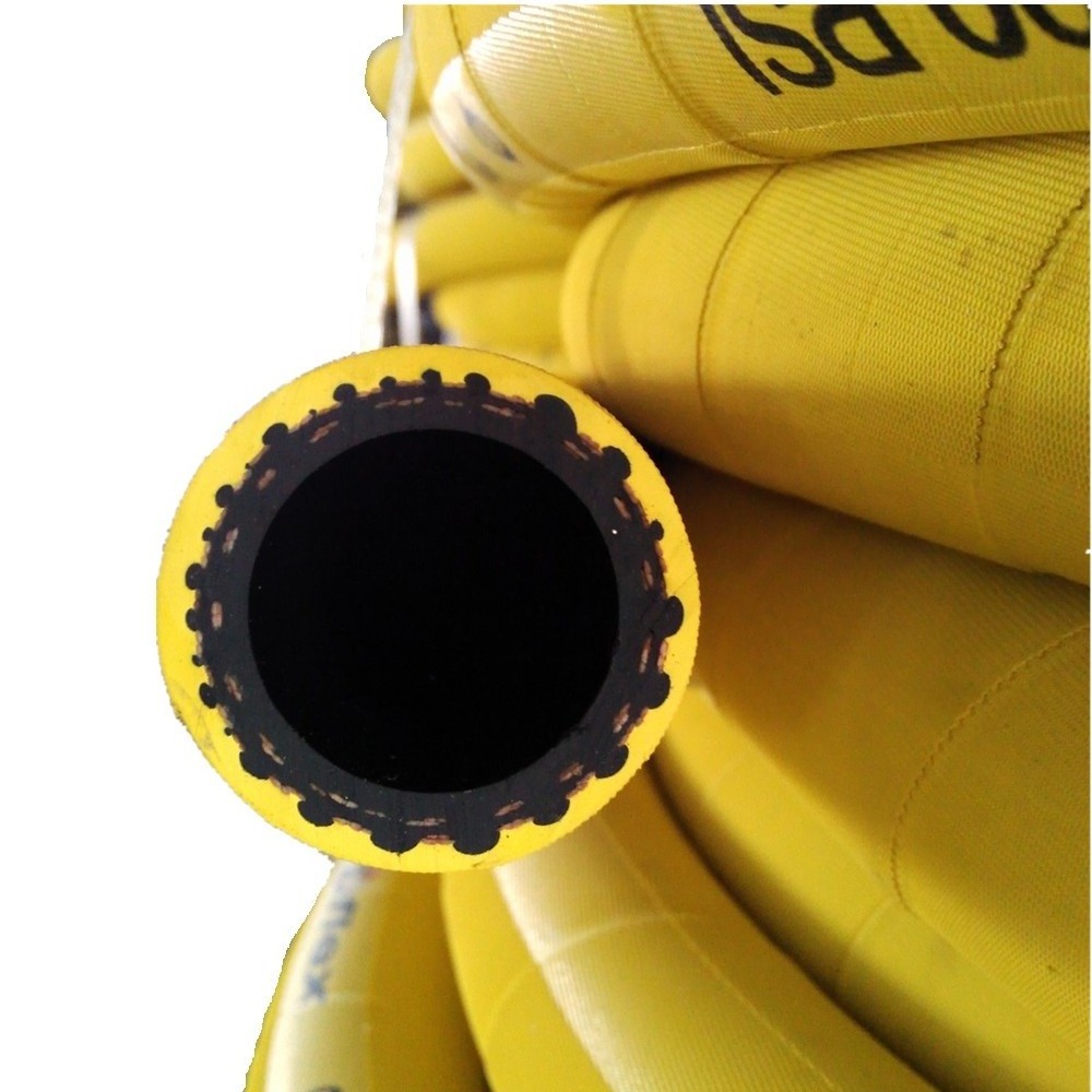 Fiber braid reinforcement 300psi rubber LPG natural gas hose propane hose for industrial or family use