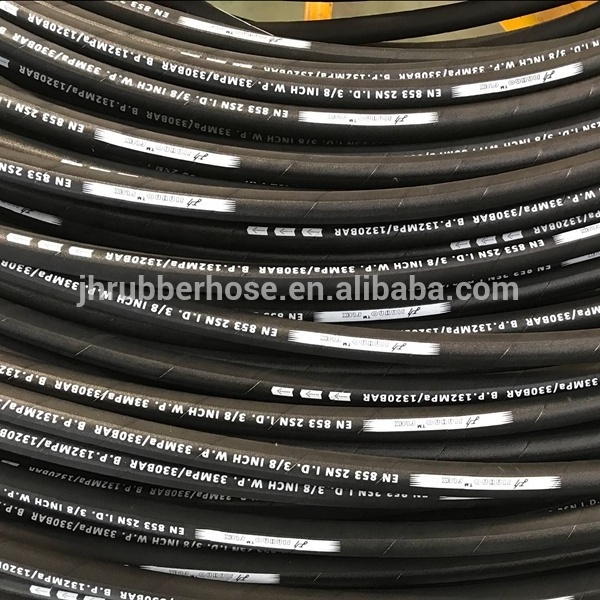 3/8 Inch SAE 100R2AT/2SN Hydraulic Rubber Hose 300 bar High Pressure Flexible Hose