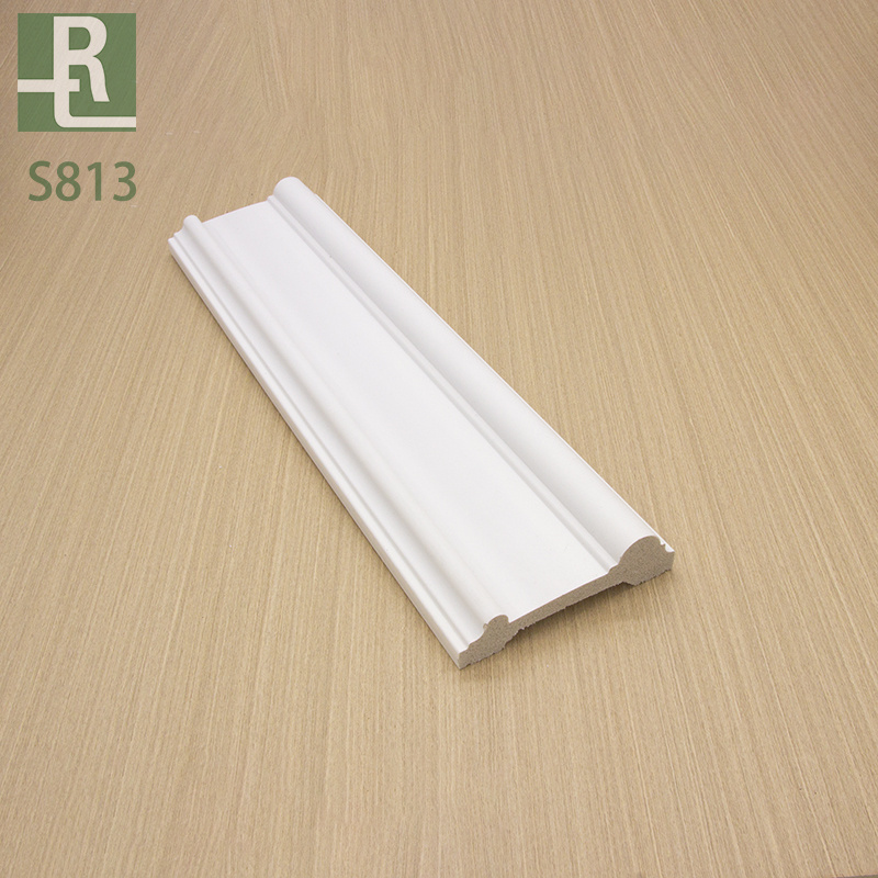 RUITONG Polystyrene white decorative moulding chair rails moulding trim