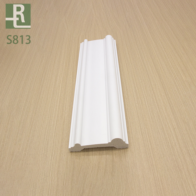 RUITONG Polystyrene white decorative moulding chair rails moulding trim