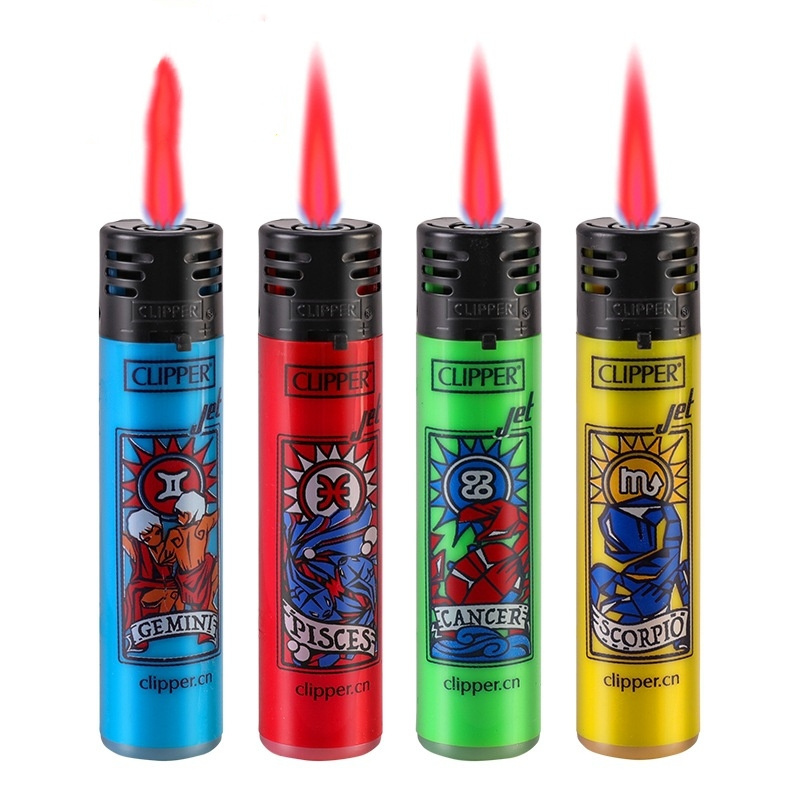 Creative Cylindrical Cigarette Lighter Cartoon pattern grinding wheel Lighters