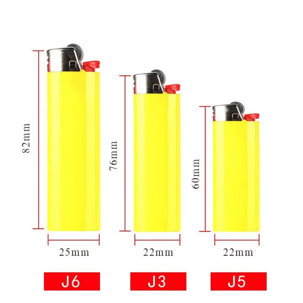 Original France Maxi Lighters Full Size Style 50 Count Tray Disposable J6 Lighters