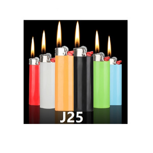 Full Size Lighter J25 Mini Wholesale Price Mini Lighter J5 Disposable Flint Plastic Lighter J5 Mini