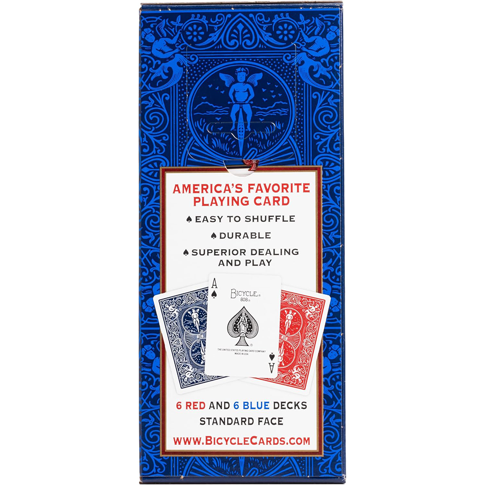 Paper Playing Cards Magician Rider Back Standard Decks Index T shape Premium Blue Red Bicycle  Playing Cards Poker