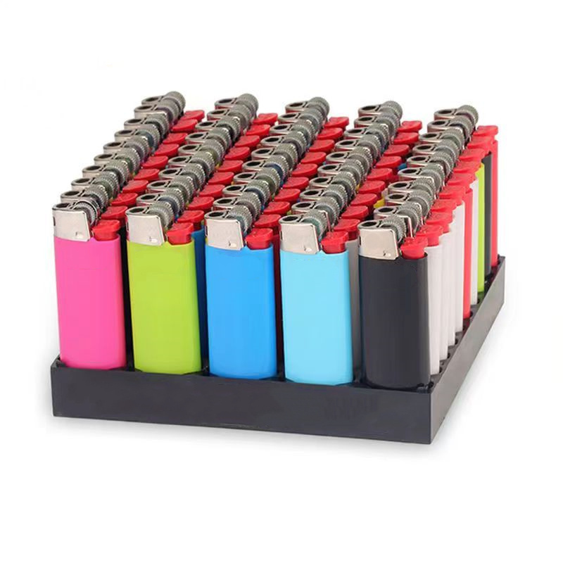 Wholesale Cheap Lighter With Child Safety Lock Maxi j6 Lighters Disposable Grinding Wheel Lighter