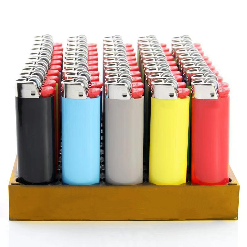 Manufacturer Wholesale Cheap Plastic Flame Lighters Customized Butane Lighter