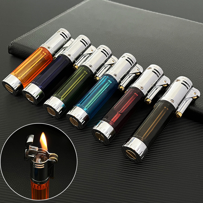 Large-capacity Oil Storage Wheel Colorful Transparent Oil Bin Kerosene Lighters