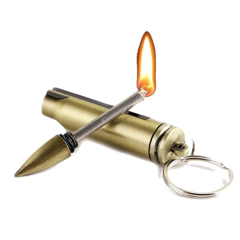 Metal bullet shape lighter waterproof kerosene lighters