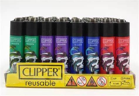 Refillable Gas Lighters encendedor Feuerzeug Classic Large CP1-CLIPPER  Refillable Lighters