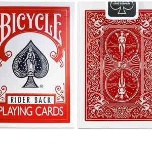 Paper Playing Cards Magician Rider Back Standard Decks Index T shape Premium Blue Red Bicycle  Playing Cards Poker