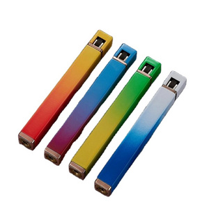 Fire Torch Lighter Portable Long Strip Refillable Gas Windproof Lighter Windproof Butane Cigarette Compact Lighters