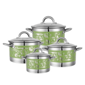 Casserole pot factory price topf clay pots for cooking cookware ollas acero inoxidable