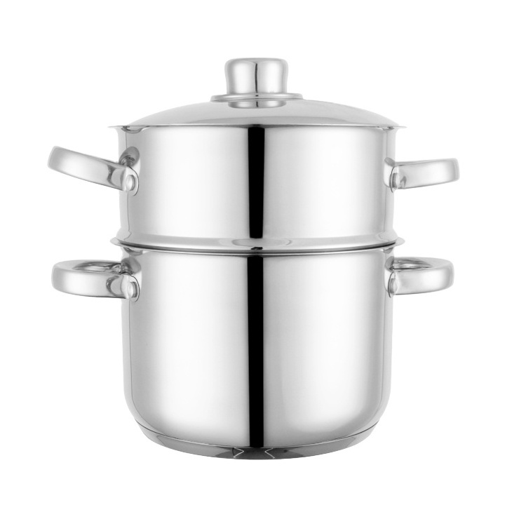 Couscousier marocain cuiseur cookware 2 layers large stainless steel couscoussier couscous steamer pot