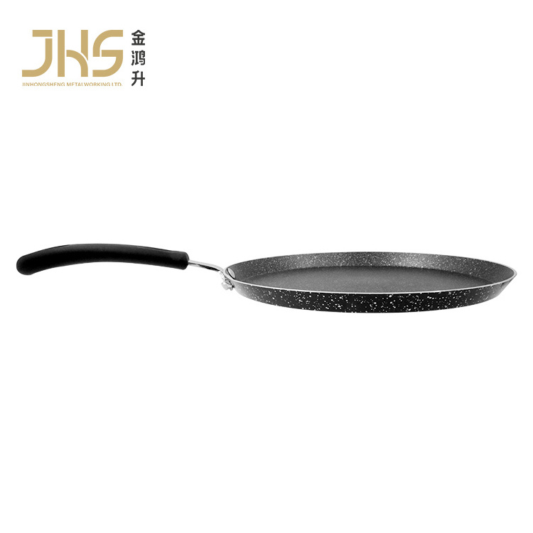 PFOA FREE 3 layer coating aluminum non stick skillet frying pan non-stick cgapati paratha roti tawa for induction cooker