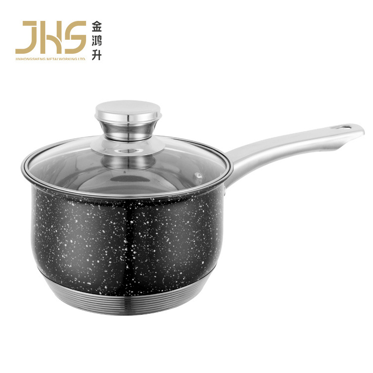 China factory black 12 pcs ss casseroles et plats de cuisson soup & stock pots induction cookware sets