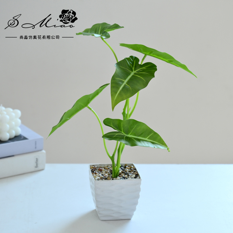 New Style Big Artificial Plant Green Decorative  Pot Tropical Tree Bonsai Indoor Outdoor Decor