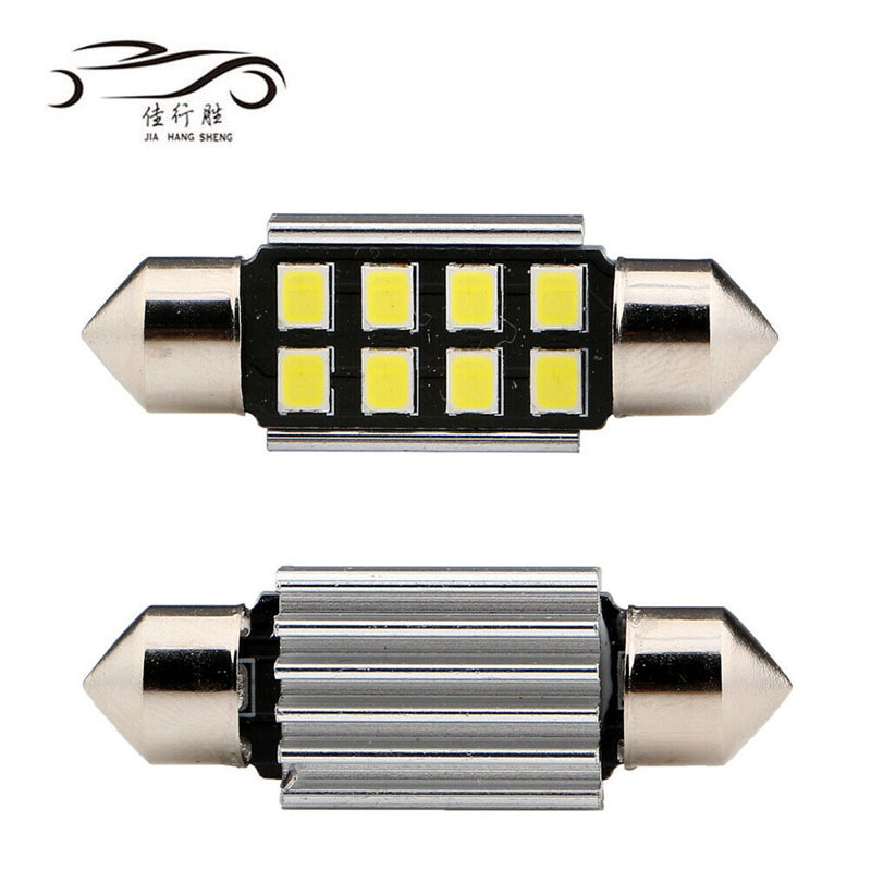 Canbus Festoon 2835 4SMD Led Bulb 12V White 31/36/39/41MM Lamp License Plate Door Dome Light