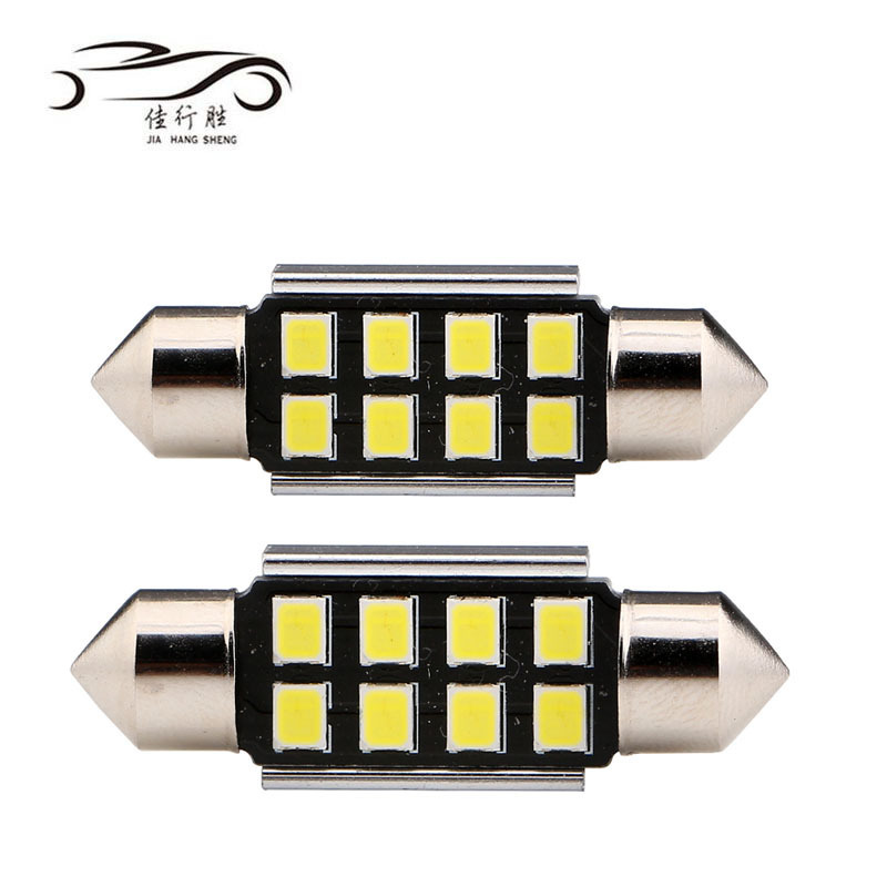 Canbus Festoon 2835 4SMD Led Bulb 12V White 31/36/39/41MM Lamp License Plate Door Dome Light