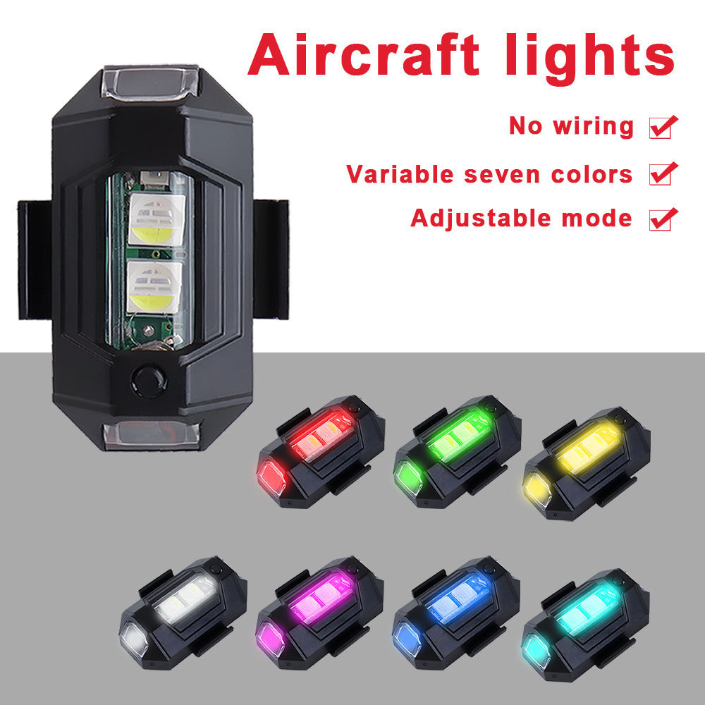 Espumoso brand new Emergency Warning Strobe Lights USB Mini Led Warning Lights waterproof LED Strobe aircraft lights