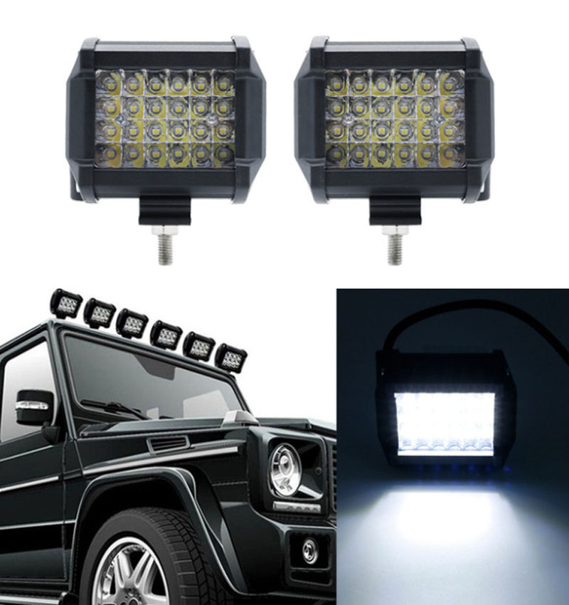 Led spotlight & Flood Off road accessories 72W LED work light Bar truck boat tractor headlamp drl  roof top bumper spotlight