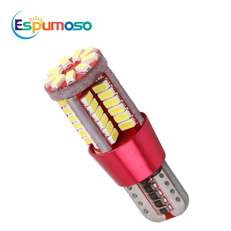 T10 3014 57smd no error High Power reading light width lamp led Auto Bulb 7W 700lm DC 12V