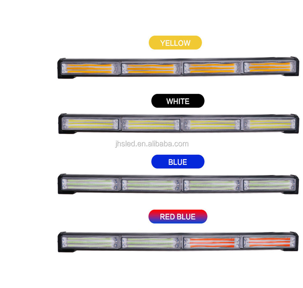 Waterproof 24V Flashing Led Bar COB 72W Led Work Light Bar Emergency Warning Lamp Truck SUV ATV Offroad Strobe Led Light Bar