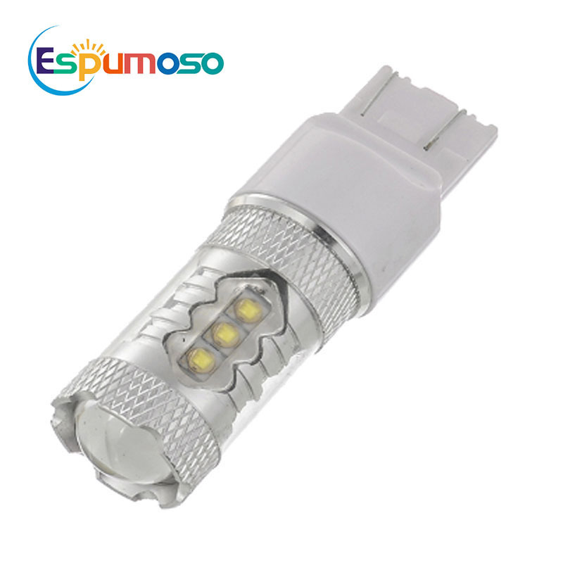 1156 1157 2828 3535 Led Bulb 7440 7443 T20 T25 Crees 12V 24V 80W Lamp Car Tail Bulb Brake Tun Signals Backup Light