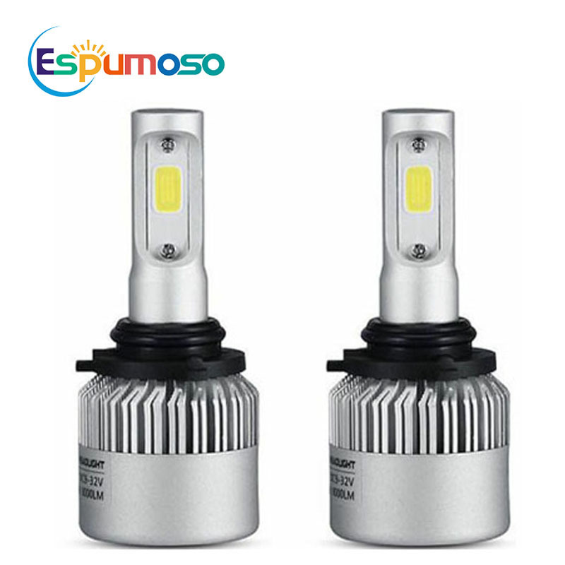 Super Bright S2 Led Headlight 36W 8000LM COB h4 lamp H7 H11 fog lights Led Headlamp Car Motorcycle led automotive light Bulb