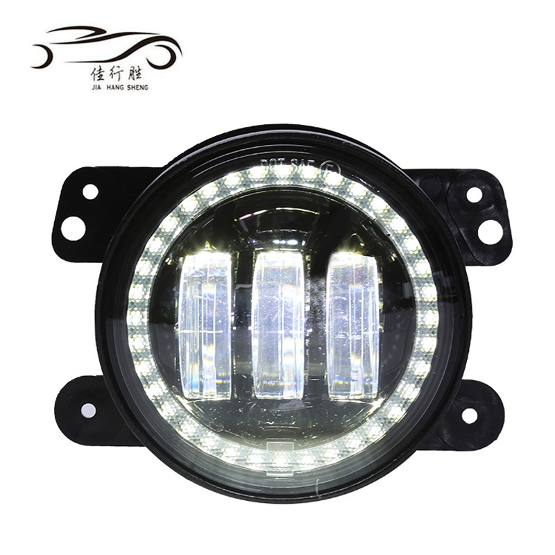 Auto Lighting System 4inch 30W Fog Light Ring DRL OffRoad Fog Lamps Other Headlights New Arrival Round Angel Eye Led Fog Lights