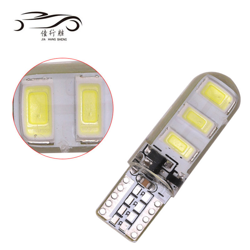 Good Quality T10 5630 6SMD Silicone 168 192 194 Bulb Corner Parking Light Wedge Width Lamp