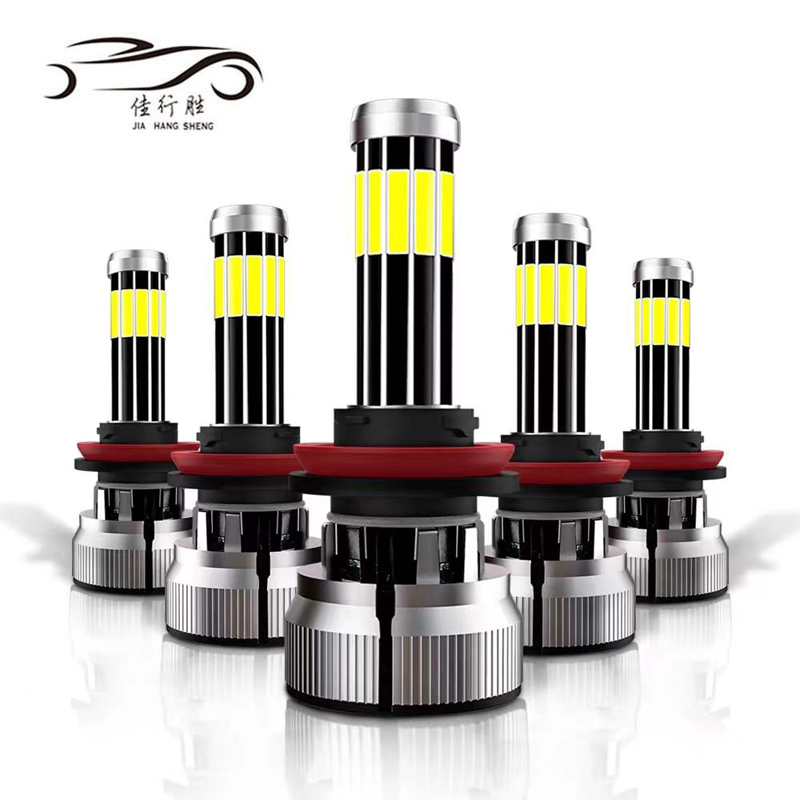 10 sides Car Headlight H4 Hi/Lo Beam LED H7 H1 H3 H8 H9 H11 H13 9005 9006 9007 50W 10000lm 6500K Auto Headlamp Fog Light Bulbs