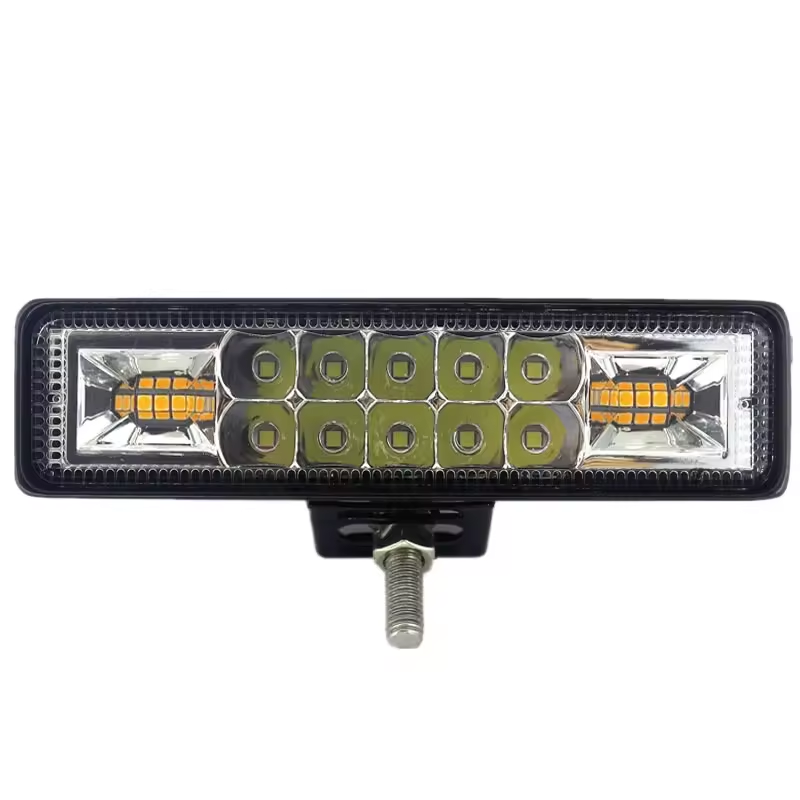 JHS Auto Flashing Strobe 6inch 72w Led Work Light Auto Parts Led Bar Warning Flash Lamp 12v work light led rechargeable