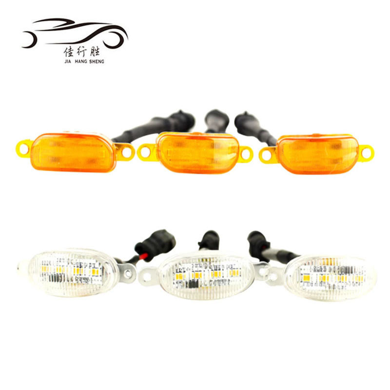 2022 New Price Front Grille Running Lights Grille Lamps With Smoke Lens LED Light Style Grill Profession Lighting