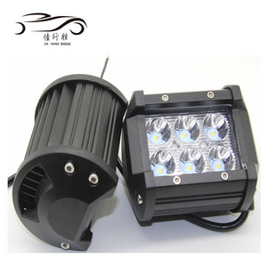 JHS High Power Led Car 18W Led Work Light Round Offroad Auto Led Work Light 6led Led Headlight Led Driving fog lights