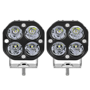 JHS High Quality  3 Inch 40W Led Work Light pods 12V 24V spot combo beam For Car Fog Lamp 4x4  mini led flashlight work light