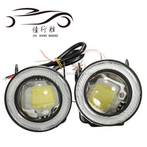 JHS Hot selling 2.5 inch 3.0 inch 3.5 inch Angle eye fog light LED Fog Light with COB DRL 12v led car light