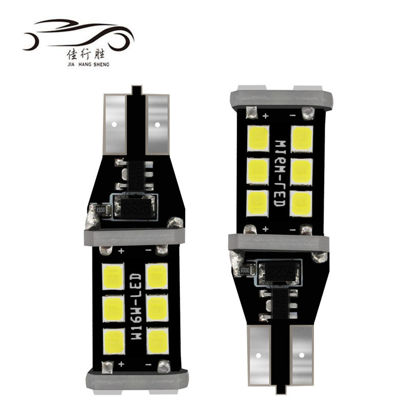 High Brightness W16W T15 2835 15SMD Canbus Led 921 912 906 T10 T15 Reverse Light Auto Backup Light Brake Bulbs