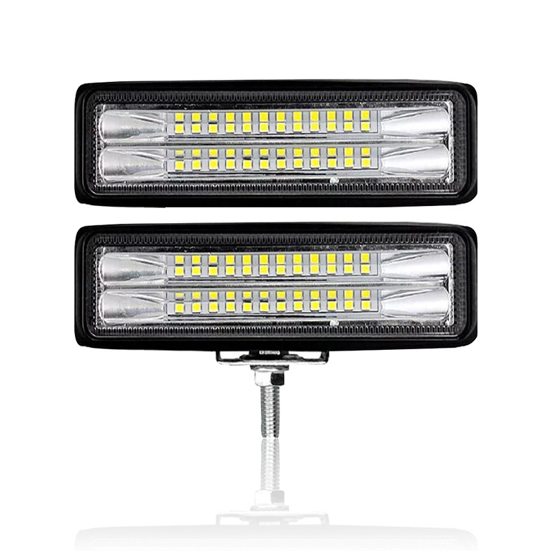 72w led light bar 6000k white bright led fog light led tractor working light offroad spotlight bar boat spotlight 6 inch