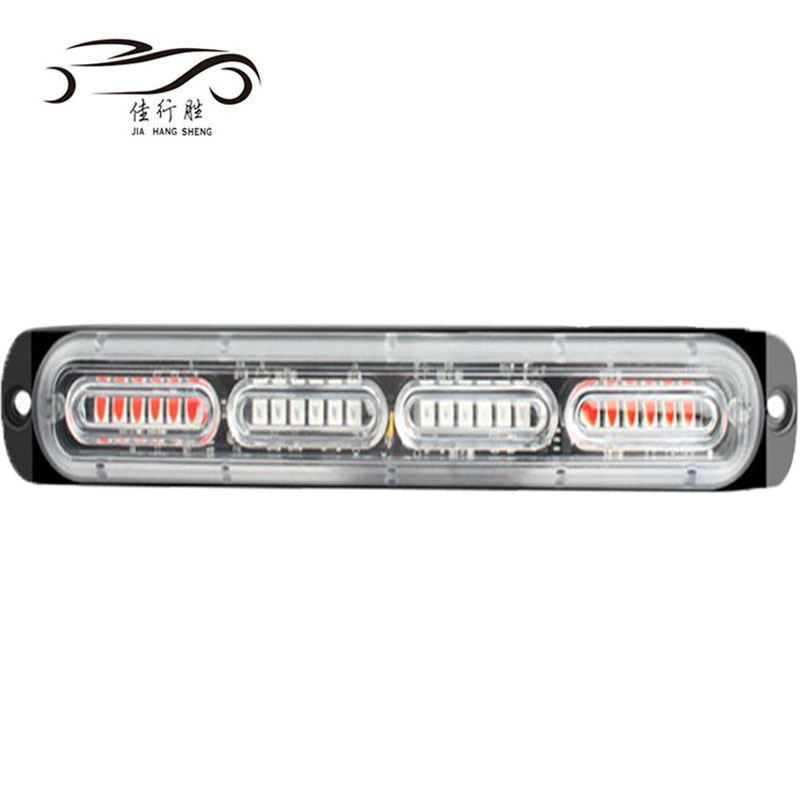 Auto Car Led Flashing Strobe Work Light Bar 72W Warning Daytime Running Lights Truck Pickup Offroad Emergency Lamp 24V