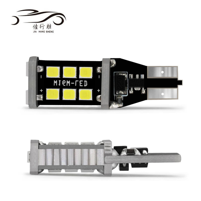 High Brightness W16W T15 2835 15SMD Canbus Led 921 912 906 T10 T15 Reverse Light Auto Backup Light Brake Bulbs