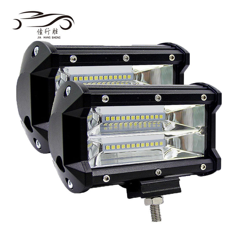 hot sale factory price 5inch 72W Work Light fog light 10-30V IP68 flood beam for truck jeep car motorcycle SUV ATV