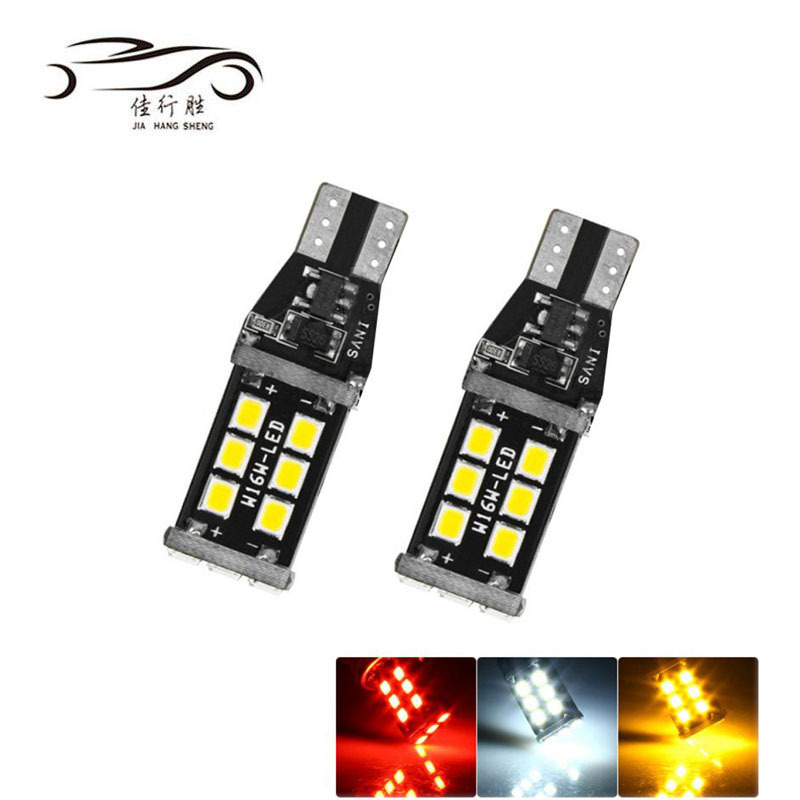 High Brightness W16W T15 2835 15SMD Canbus Led 921 912 906 T10 T15 Reverse Light Auto Backup Light Brake Bulbs