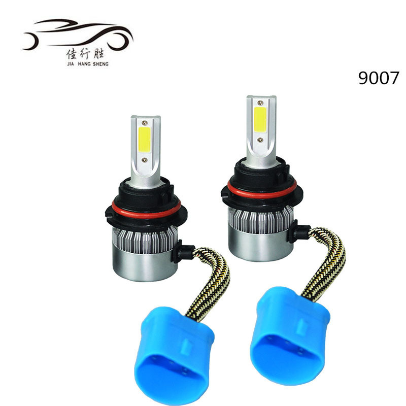 C6 Headlight COB 12V 36W 3800lm high low beam h4 h10 5202 LED For universal cars led headlight bulb h11 LED Fog/Driving Lights