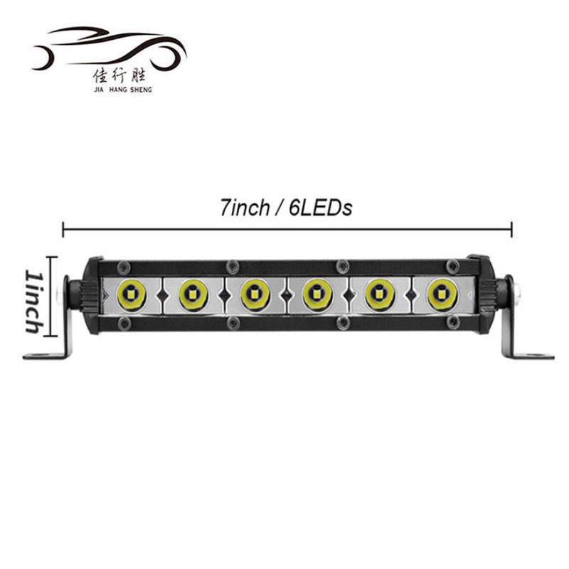 Mini Single Row LED Work Light Bar 4 '' 7